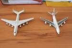 Die AN225 neben einem A380 (Beide 1:500)
