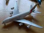 Der A380 von Emirates von Herpa