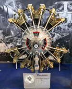 Pratt&Whitney R-985 AN1, 9-Zyl.Sternmotor, 450 PS, gebaut von 1930-53, AERO-Friedrichshafen am 10.4.2025
