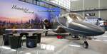 HondaJet Elite II, 2-strahliges Business-Flugzeug, das schnellste, sparsamste, am weitesten fiegende Flugzeug seiner Klasse, AERO-Friedrichshafen am 10.4.2025