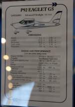 ohne, Tecnam, P-92 Eaglet (Techn. Beschreibung), 24.04.2013, Aero 2013 (EDNY-FDH), Friedrichshafen, Germany