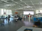 Dornier Museum Friedrichshafen,  Blick in die Ausstellungshalle,  April 2010