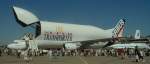 Airbus A300-600ST  Beluga . Das  ST  steht fr Super Transporter. Foto: ILA 2000