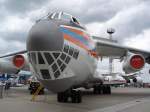 Iljuschin IL-76TD, schweres russisches Transportflugzeug, seit 1974 im Eisatz, Vmax.