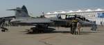 JAS-39, Gripen, aus Schweden. Hier im Dienst der ungarischen Luftwaffe. Vmax. Mach 2.0. Foto: ILA 2008, 30.05.2008