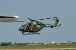 Indischer HAL (Hindustan Aeronautics Limited) Hubschrauber in den Farben der Streitkrfte des Landes. Foto: ILA 2008, 30.05.2008 