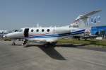 D-ISAG. Hawker Beechcraft Premier 1. Der leichte Businessjet ist fr die Bedienung durch einen Piloten zugelassen. Der z.Z. schnellste Businessjet erreichte auf einem Rekordflug in den USA, auf einer Strecke von 1854km, die Geschwindigkeit von 639mp/h (1028km/h). Foto: ILA 2008, 30.05.2008