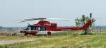 D-HHAA. Bell 412. Notarzt Heli der DRF (Deutsche Rettungsflugwacht e.V.) Vmax 250km/h  Foto: ILA 2008, 30.05.2008