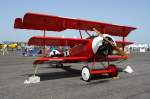 Der Rote Baron lt gren. Oldtimer aus dem 1.Weltkrieg. Foto: ILA 2008, 30.05.2008