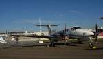  N883KA . Beechcraft KingAir 350. Vmax.580km/h; Dienstgipfelhhe 10648m; Max.Reichweite 3361km. Foto: ILA 14.09.2012