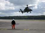 Eurocopter Tiger beim Anflug auf die Landeposition. Ila, Berlin, 15.09.2012
