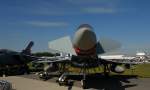 Wer winkt denn da mit den kleinen Entenflgeln? Eurofighter Typhoon. Foto: ILA Berlin 2012