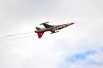 Rckenflug eines Northrop F-5 Jgers der Trkischen Sterne auf der ILA am 15.09.12