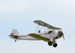 Die Focke Wulf FW-44 Stieglitz D-ETUF im Flugdisplay auf der ILA 2014 am 24.05.14