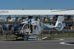 Airbus Helicopters EC 135 T3. Noch nicht zugelassene Variante mit den Turbomeca Arriel 2B2 plus Triebwerken. Foto: 25.05.2014, ILA 2014 Berlin