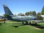 Canadair CL 13 Sabre Mk.5  ,
flog bei der deutschen Bundesluftwaffe ab 1957,
Flugmuseum Schwenningen Sept.2009