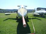 Lockheed F-104 G  Starfighter ,
Vorderansicht,
Flugmuseum Schwenningen Sept.2009