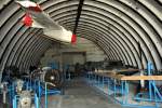Triebbwerkshalle im Luftfahrtmuseum Finow bei Eberswalde am 21.07.2007