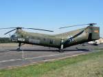 Bundeswehr Piasecki H-21 Workhorse 8308 im Luftwaffenmuseum Berlin-Gatow am 27.04.2007