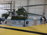 Leichter Mehrzweckhubschrauber Mil Mi-1, 7-Zylinder-Sternmotor AI-26W mit 422 kW, Szolnok Luftfahrtmuseum Ungarn (08.09.2018)