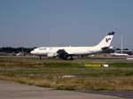 Ein A300 der Iran Air in Hamburg Fuhlsbttel am 08.06.08