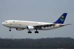 Saudi Arabian A300 B4-600 TC-OAZ im Anflug auf 23l in DUS / EDDL / Düsseldorf am 28.03.2014