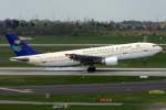 Saudi A300 B4-600 TC-OAZ beim Tochdown auf 05r in DUS / EDDL / Düsseldorf am 10.04.2010