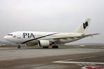 Pakistan International Airlines, AP-BEQ, Airbus A310-308, msn: 565, 25.Januar 2006, ZRH Zürich, Switzerland.