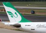 Mahan Air, EP-MNV, Airbus, A 310-300 ET (Seitenleitwerk/Tail), 02.04.2014, DUS-EDDL, Dsseldorf, Germany