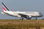 Air France, F-GUGE, Airbus, A318-111, 09.10.2021, CDG, Paris, France