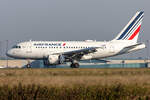 Air France, F-GUGD, Airbus, A318-111, 10.10.2021, CDG, Paris, France