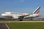 Air France, F-GUGQ, Airbus A318-111, msn: 2972, 10.April 2023, ZRH Zürich, Switzerland.