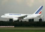 Air France, F-GUGM, Airbus A 318-100, 2010.08.28, DUS, Dsseldorf, Germany