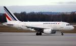 AIRFRANCE Airbus  A 318-111 F-GUGH Flughafen Mnchen 26.12.2011