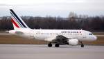 AIRFRANCE Airbus  A 318-111 F-GUGH Flughafen Mnchen 26.12.2011 