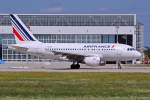 F-GUGH / Air France / A318-111 beim Start in MUC nach Paris (CDG) 08.08.2014