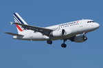 Air France Airbus A318-111 F-GUGB, cn(MSN): 2059,
Zürich-Kloten Airport, 10.03.2016.