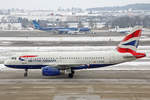 British Airways, G-EUOB, Airbus A319-131, msn: 1529, 19.Januar 2017, ZRH Zürich, Switzerland.