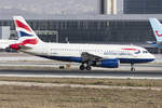 British Airways, G-DBCH, Airbus, A319-131, 27.10.2016, AGP, Malaga, Spain           