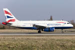 British Airways, G-EUPX, Airbus, A319-131, 15.03.2017, BSL, Basel, Switzerland       