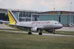 Ein Airbus A 319 der GERMANWINGS mit der Kennung D-AKNQ aufgenommen am 30.05.09 am Flughafen Stuttgart. 
