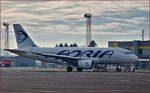 ADRIA S5-AAX, Airbus A319 auf Maribor Flughafen MBX.