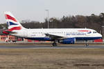 British Airways, G-EUPT, Airbus, A319-131, 13.02.2019, FRA, Frankfurt, Germany         