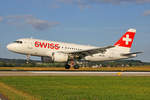 SWISS International Air Lines, HB-IPV, Airbus A319-112, msn: 578, 01.August 2019, ZRH Zürich, Switzerland.
