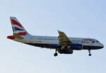 British Airways, Airbus A 319-131, G-EUOD, TXL, 06.09.2029