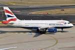Airbus A319-131 - BA BAW British Airways - 1261 - G-EUPN - 20.07.2018 - DUS