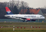 Air Serbia, Airbus A 319-132, YU-API, TXL, 05.03.2020