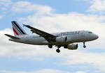 Air France, Airbus A 319-111, F-GRHT, TXL, 03.07.2020