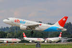 Chair Airlines, HB-JOG, Airbus A319-112, msn: 3818, 11.Juli 2020, ZRH Zürich, Switzerland.