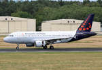 Brussels Airlines, Airbus A 319-112, OO-SSM, TXL, 05.07.2020